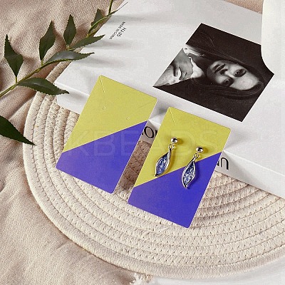 Rectangle Paper Earring Display Cards LS-CDIS-D007-01E-1