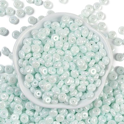 Opaque Colours Luster Glass Seed Beads X1-SEED-P008-01C-04-1