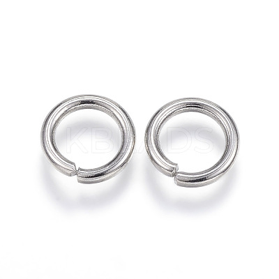 Tarnish Resistant 304 Stainless Steel Open Jump Rings X-STAS-E113-11P-1