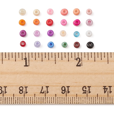 6408Pcs 24 Style 8/0 Glass Seed Beads SEED-FS0001-13-1