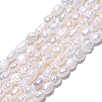 Natural Cultured Freshwater Pearl Beads Strands PEAR-N014-03E-1
