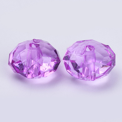 Transparent Acrylic Beads TACR-Q258-10mm-V48-1