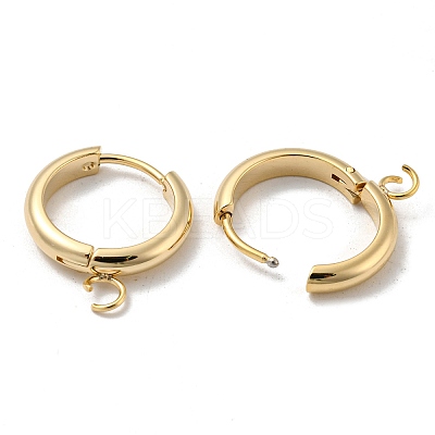 201 Stainless Steel Huggie Hoop Earring Findings STAS-P283-01Y-G-1