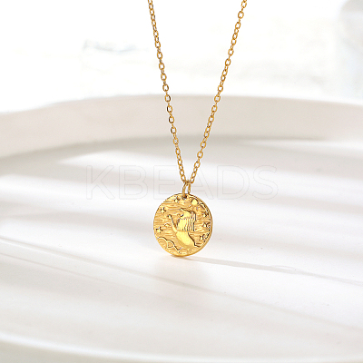 Elegant 304 Stainless Steel Lion Pendant Necklace for Women's Daily Wear OB1738-1-1
