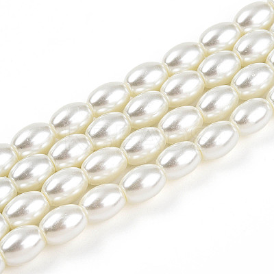 Baking Paint Pearlized Glass Pearl Bead Strands HY-T002-01A-02-1