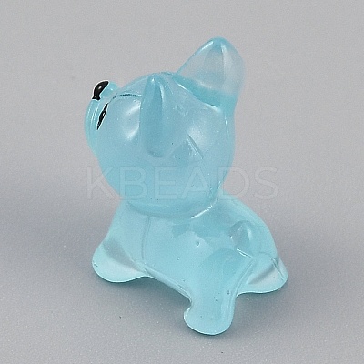 Luminous Resin Dog Display Decorations RESI-CJC0012-30D-1