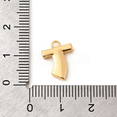 Brass Micro Pave Cubic Zirconia Charms KK-C117-12G-T-1