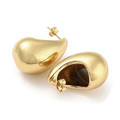 304 Stainless Steel Stud Earrings for Women LS-EJEW-H102-02G-1