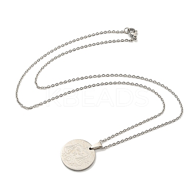 Non-Tarnish Constellation Pendant Necklaces LS-NJEW-S422-04P-07-1