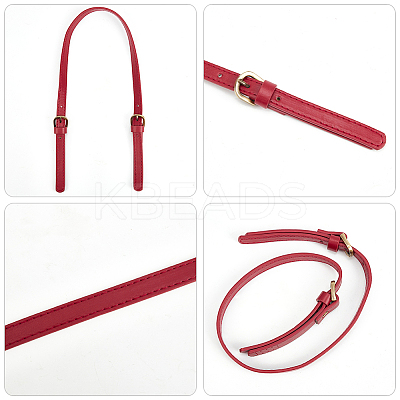 2Pcs Imitation Leather Adjustable Crossbody Purse Straps FIND-WR0009-52A-1