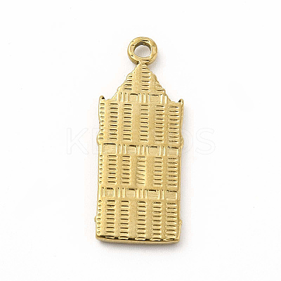 304 Stainless Steel Pendants STAS-M305-02G-1