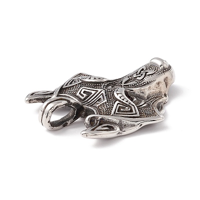 304 Stainless Steel Pendants STAS-M299-05AS-1