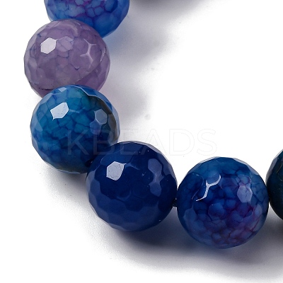 Natural Dragon Veins Agate(Dyed & Heated) Beads Strands G-K390-A08-01-1