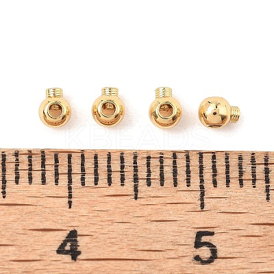 SHEGRACE Brass Crimp Beads XGRPCH231-188G-1