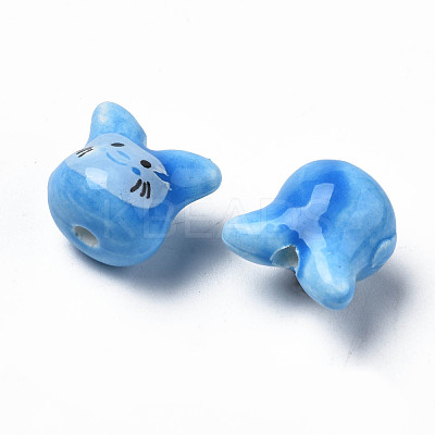 Handmade Porcelain Beads PORC-T007-1