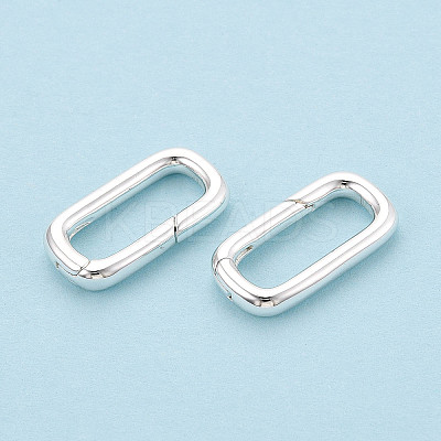 Brass Spring Gate Rings KK-WH20009-01S-A-1