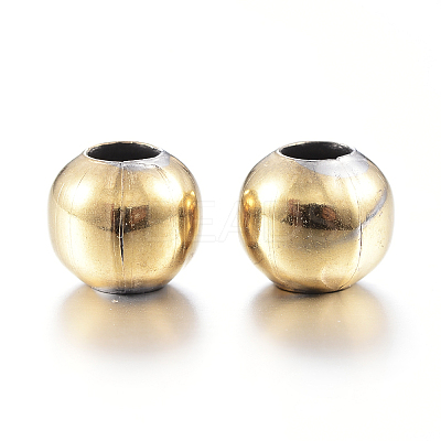 Round Ion Plating(IP) 304 Stainless Steel Beads STAS-F105-03-8mm-1