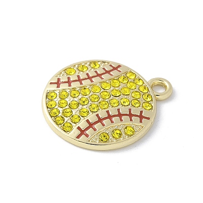 Alloy Enamel Pendants PALLOY-R153-01G-02-1