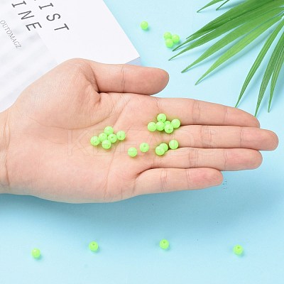 Fluorescent Acrylic Beads MACR-R517-6mm-02-1