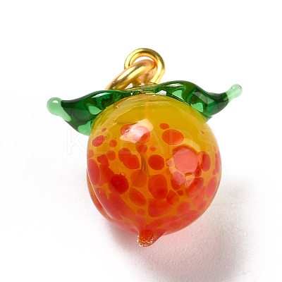 Handmade Lampwork Pendants LAMP-A150-04MG-B-1