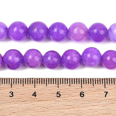 Natural Dyed White Jade Beads Strands GG-CBAEB22-B01-8mm-11-1