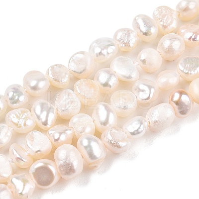 Natural Cultured Freshwater Pearl Beads Strands LS-PEAR-N014-03C-1