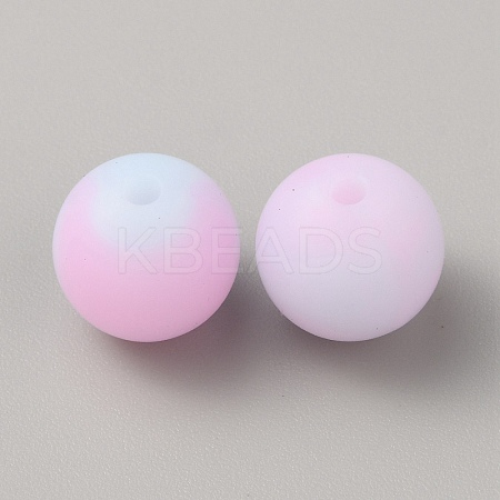 Luminous Round Food Grade Silicone Beads SIL-TAC0007-03L-1