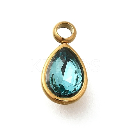 304 Stainless Steel Pendants STAS-Q346-04G-02-1