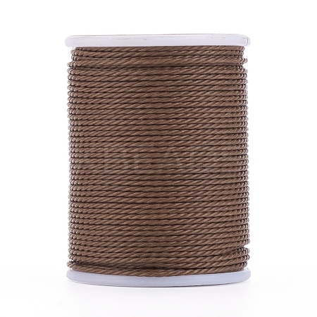 Round Waxed Polyester Cord YC-G006-01-1.0mm-03-1