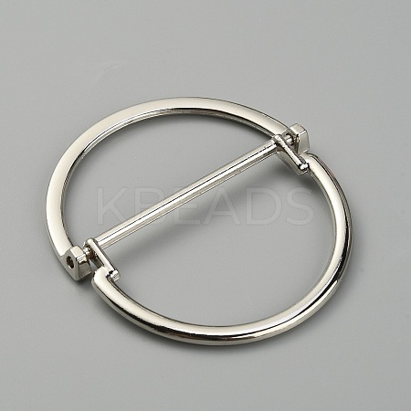 Alloy Buckle Clasps FIND-WH0143-82A-P-1
