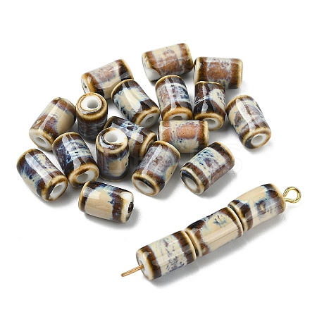 20Pcs Handmade Porcelain Beads PORC-YW0001-45F-1