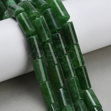 Dyed Natural Malaysia Jade Beads Strands G-C285-B01-01F-1