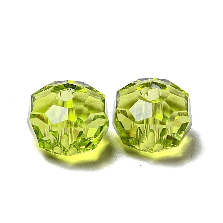 Transparent K9 Glass Beads GLAA-E048-01-25-1