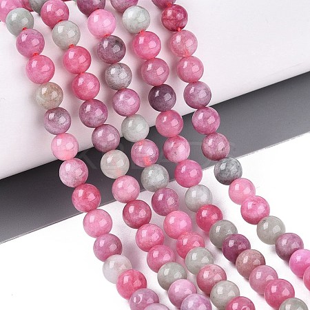 Natural Quartz Beads Strands G-N363-6mm-04-1