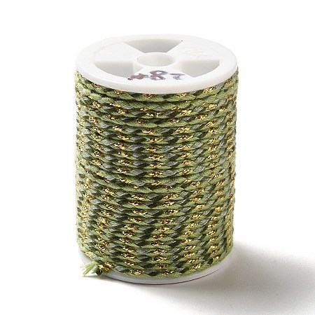 4-Ply Polycotton Cord with Metallic Thread OCOR-Z003-D101-1