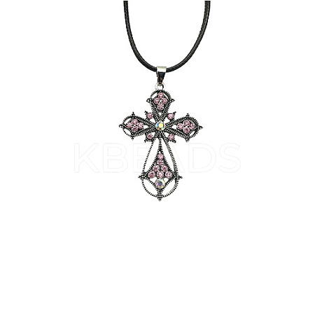 Cross Zinc Alloy Pendant Necklace VJ0126-05-1