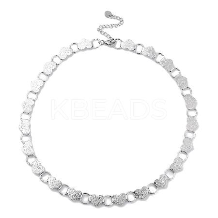 Non-Tarnish 304 Stainless Steel Link Chain Necklaces  NJEW-Q340-02B-P-1