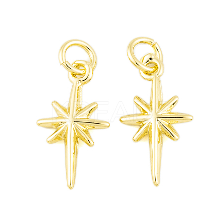 Rack Plating Brass Pendants KK-P269-01G-1
