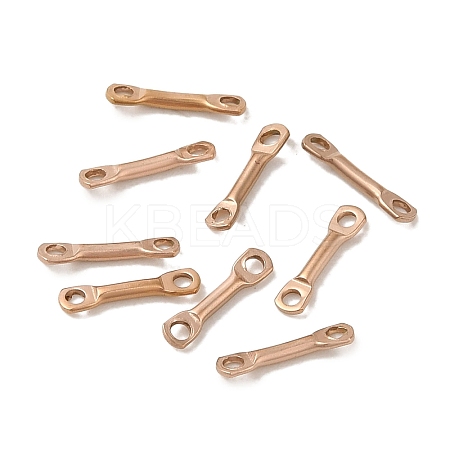 Ion Plating(IP) 304 Stainless Steel Connector Charms STAS-Q323-04A-RG-1