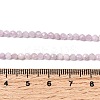 Natural Kunzite Beads Strands X-G-G343-B04-3mm-5