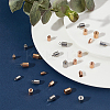 32Pcs 8 Style 304 Stainless Steel Cord Ends STAS-SC0003-75-4