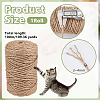 100M Jute Twisted Cord OCOR-WH0078-470B-2