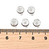 Brass Grade A Rhinestone Spacer Beads RB-A014-Z6mm-10S-4