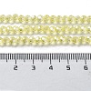 Electroplate Glass Bead Strands EGLA-R015-4mm-26-3