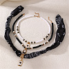 Zinc Alloy Enamel Rectangle Pendant 3 Layer Necklaces FS-WG84DD6-01-1