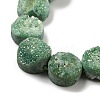 Electroplated Natural Druzy Agate Beads Strands G-M433-01K-5