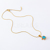 3Pcs Stainless Steel Small Sea Turtle Pendant Beach Vacation Necklaces for Women MI4557-3