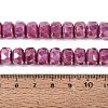 Anti-Tarnish Electroplate Glass Beads Strands GLAA-T025-10mm-11I-2