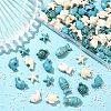 80Pcs 8 Styles Synthetic Turquoise & Howlite & Magnesite Dyed Beads G-FP0001-06-5