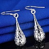 Hollow Teardrop Alloy Dangle Earrings FS-WGBABE9-01-4